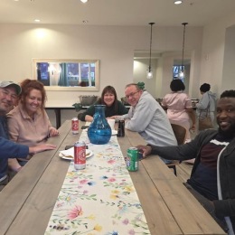people sitting at a table